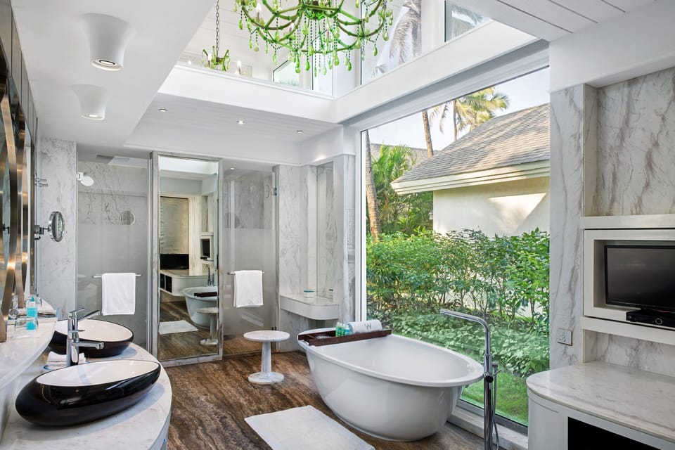 Fantastic Room, Villa, 1 Bedroom | Bathroom | Separate tub and shower, deep soaking tub, rainfall showerhead
