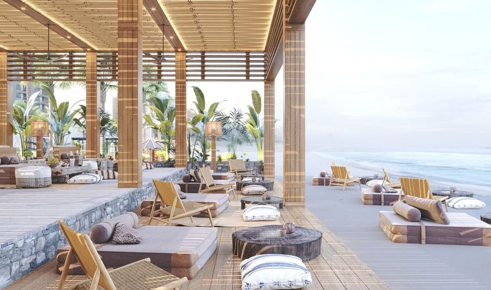 Private beach, beach cabanas, sun loungers, beach umbrellas