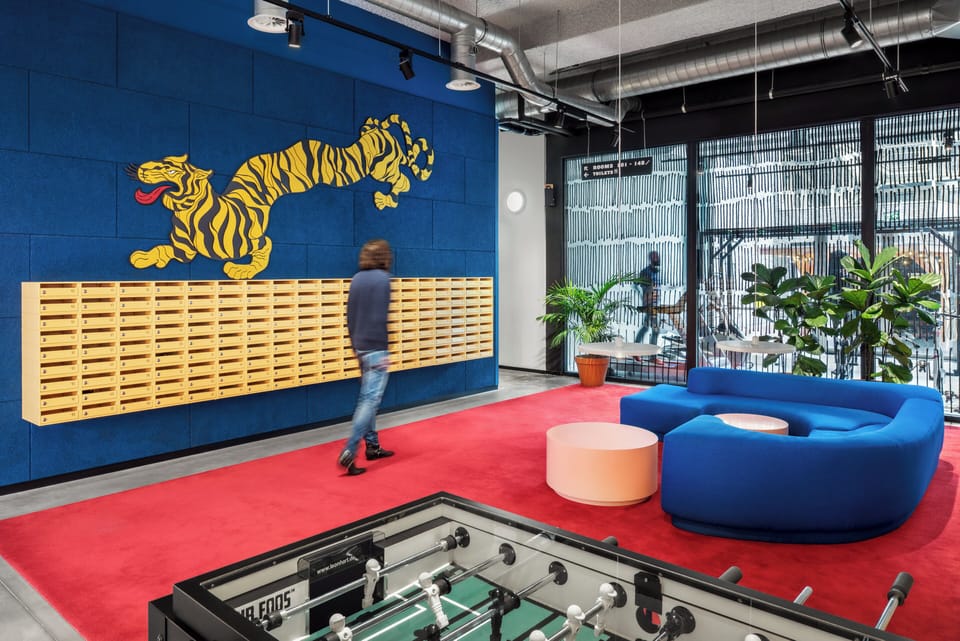 Lobby sitting area