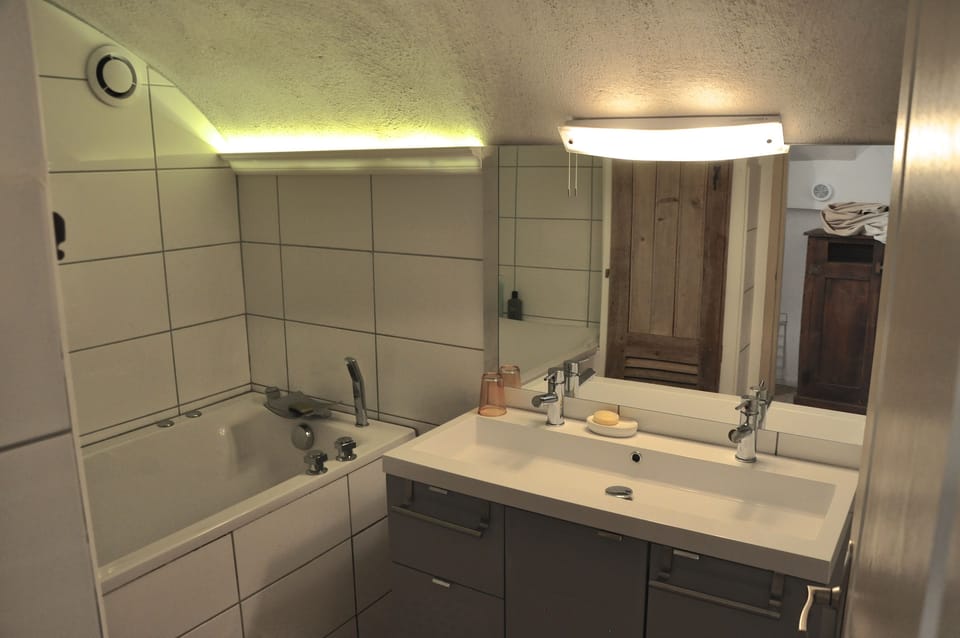 Premium Suite, 1 Bedroom, Terrace, Garden Area | Bathroom | Combined shower/tub, deep soaking tub, rainfall showerhead