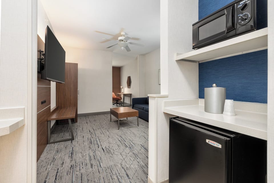 Suite, 1 King Bed with Sofa bed (Additional Living Area) | In-room safe, desk, iron/ironing board, rollaway beds (surcharge)
