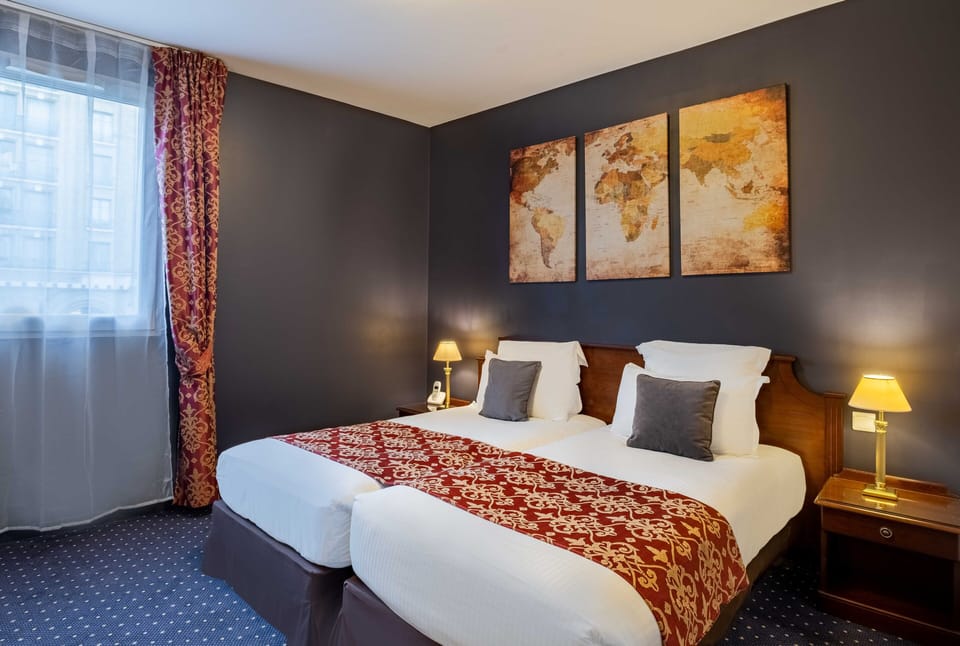 Twin Room (Prestige) | Minibar, in-room safe, desk, blackout drapes