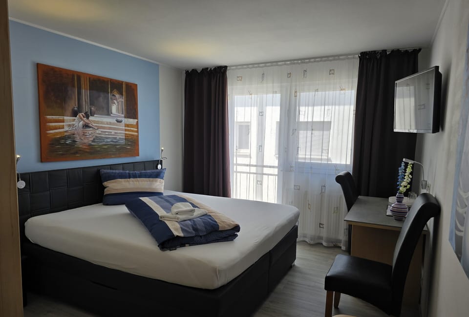 Double Room Single Use | Individually decorated, individually furnished, desk, blackout drapes