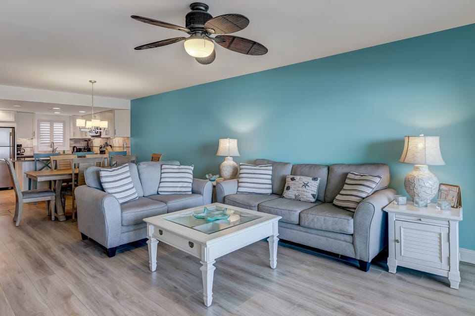 Condo, 2 Bedrooms | Living area | Flat-screen TV, DVD player