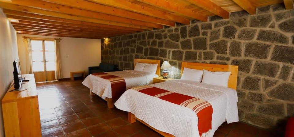 Junior Suite, 2 Queen Beds, Mountain View | Individually decorated, desk, free WiFi, bed sheets