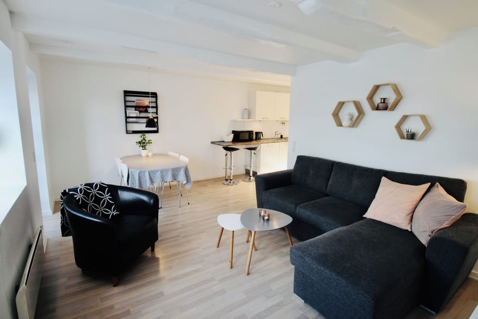 Family Apartment, 2 Bedrooms, Terrace, Garden View | Living area | Books