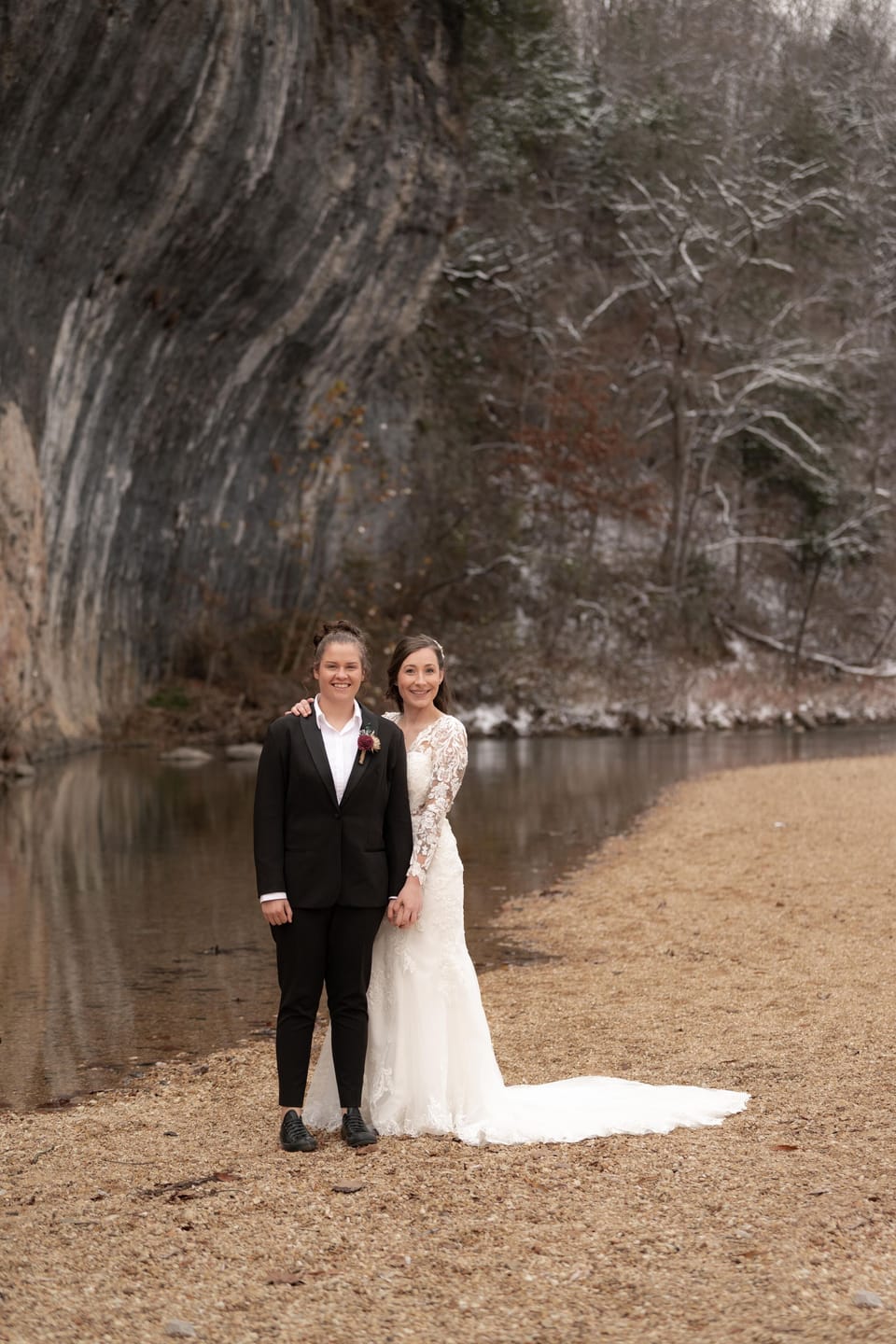 Outdoor wedding area