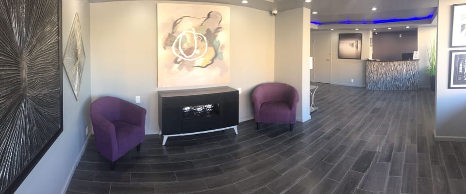 Lobby sitting area