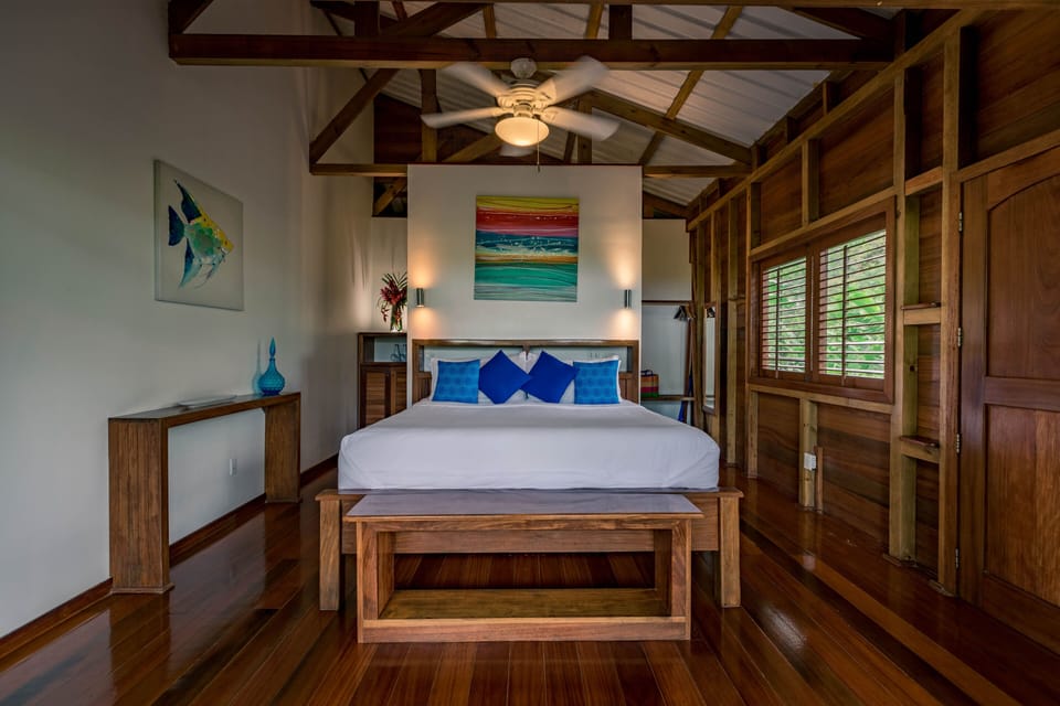 Deluxe Bungalow, 1 King Bed, Balcony, Ocean View | Premium bedding, pillowtop beds, minibar, in-room safe