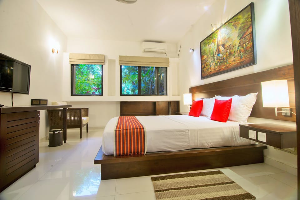 Deluxe Triple Room, Non Smoking, Garden View | 1 bedroom, premium bedding, in-room safe, individually decorated