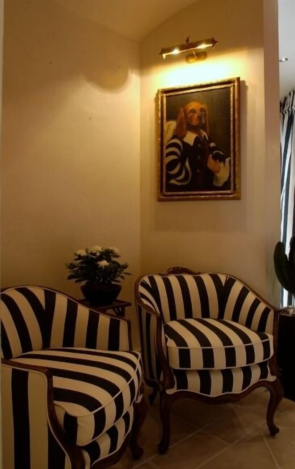 Lobby sitting area