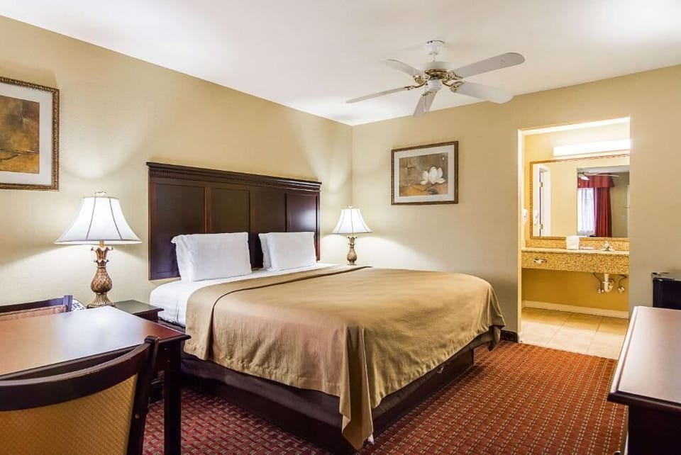 Standard Room, 1 King Bed | Premium bedding, blackout drapes, iron/ironing board, free WiFi