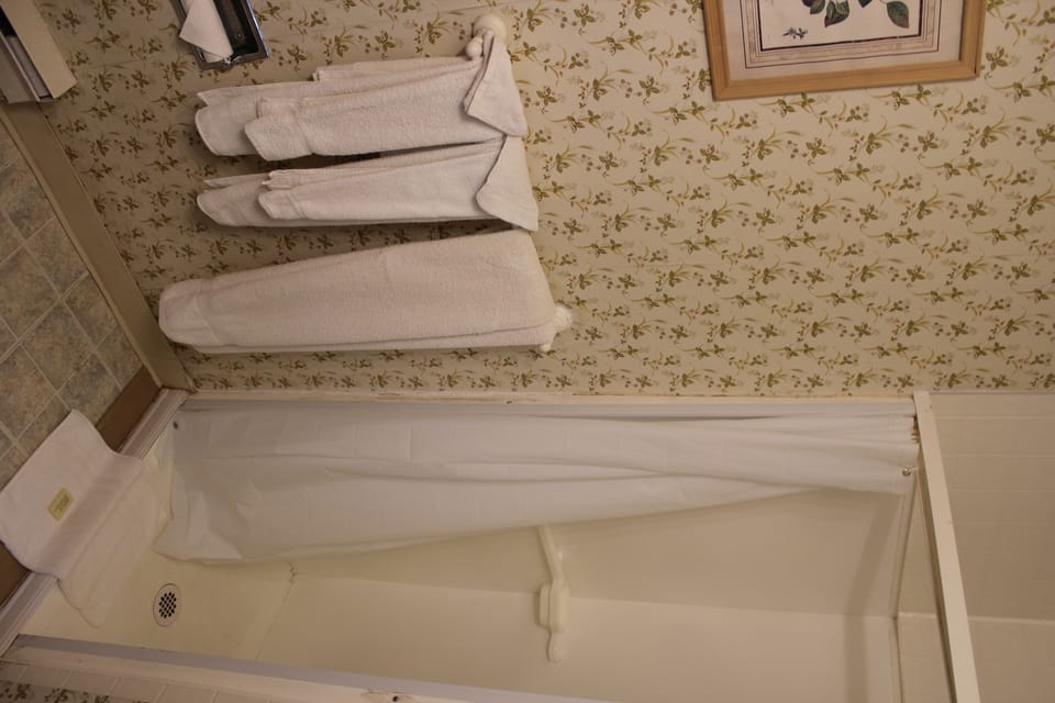 Standard Room, 1 Queen Bed | Bathroom | Towels