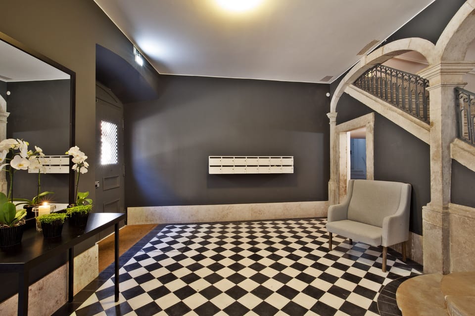 Interior entrance