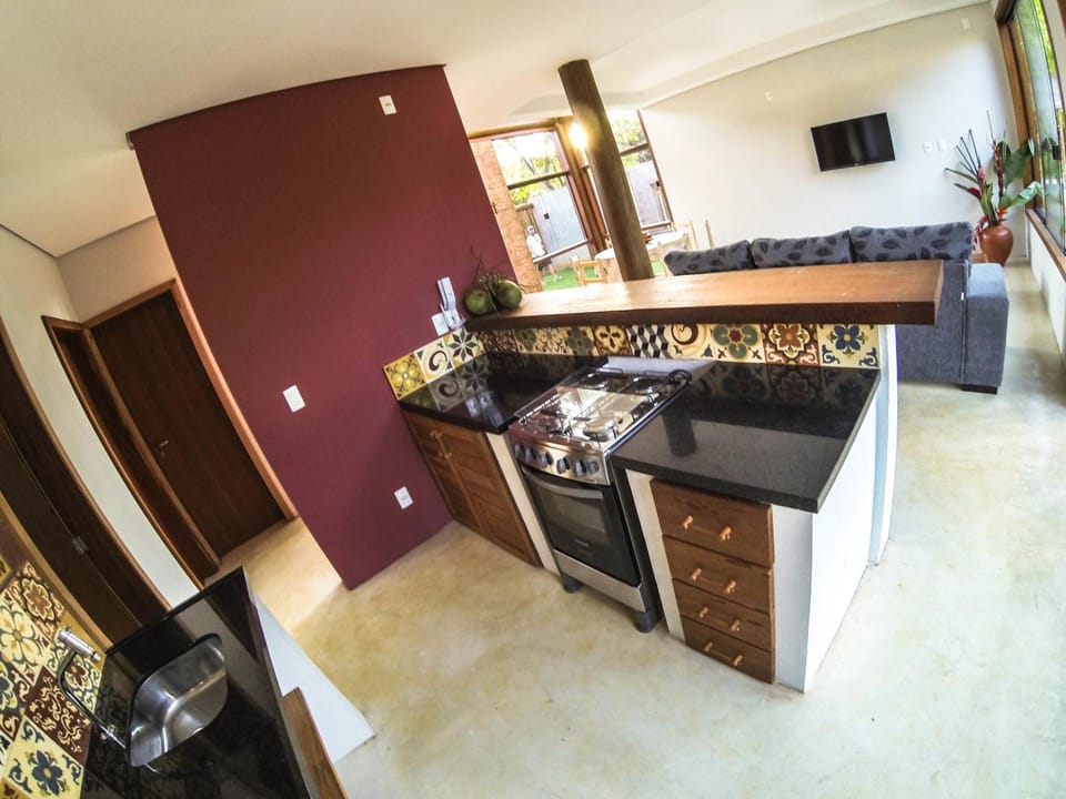 Fridge, stovetop, cookware/dishes/utensils