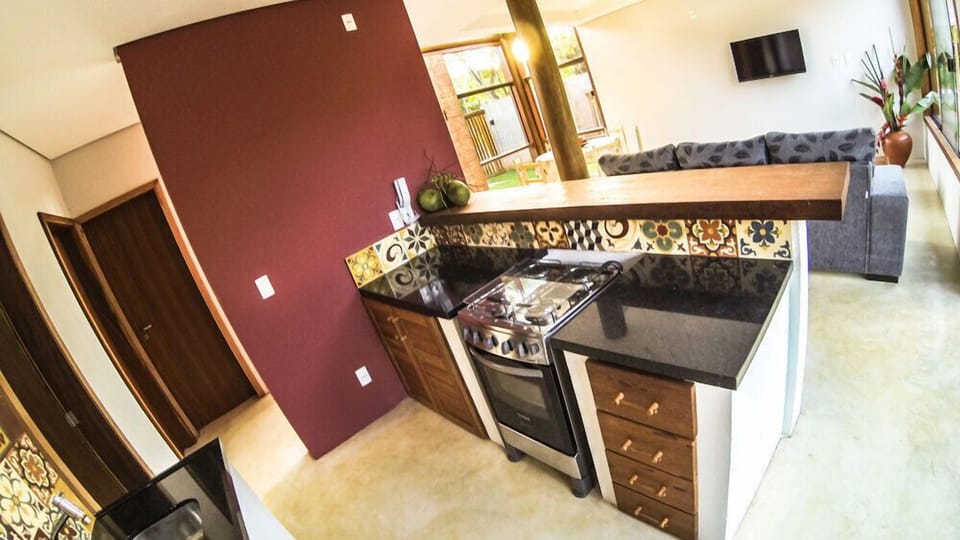 Fridge, stovetop, cookware/dishes/utensils