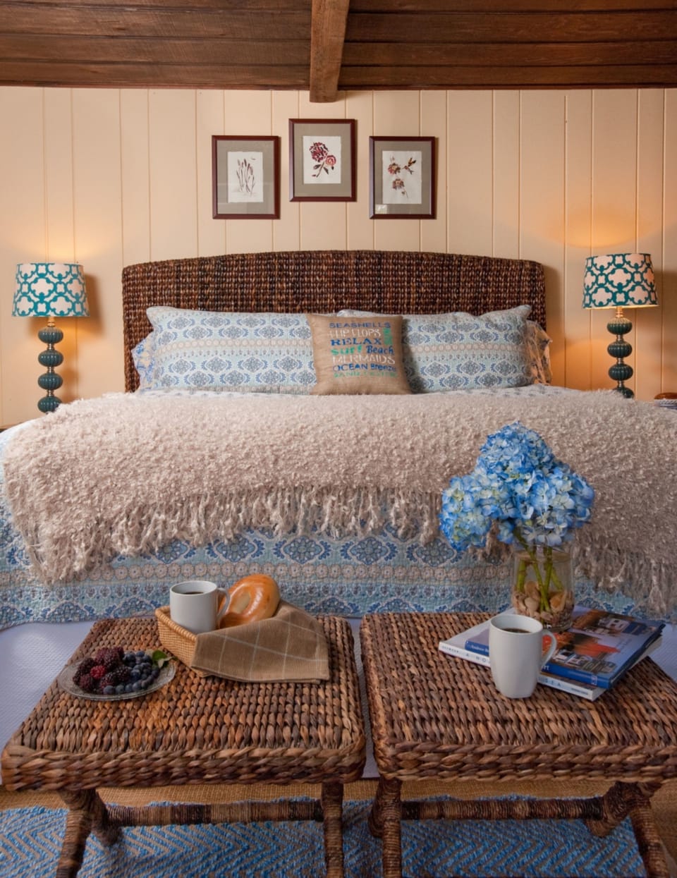 Premium bedding, pillowtop beds, individually decorated