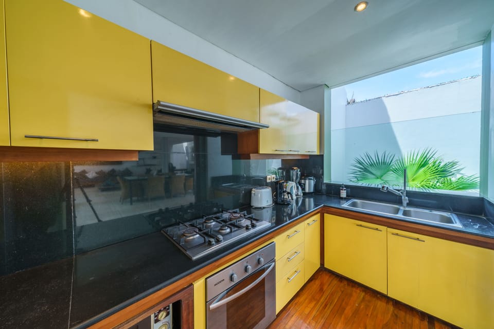 Villa, 2 Bedrooms, Private Pool | Private kitchen | Full-size fridge, microwave, stovetop, coffee/tea maker