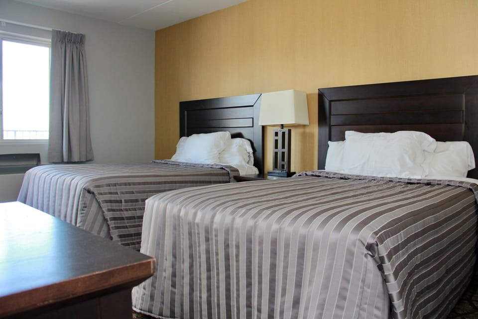 Deluxe Room, 2 Double Beds | Blackout drapes, iron/ironing board, free WiFi, bed sheets