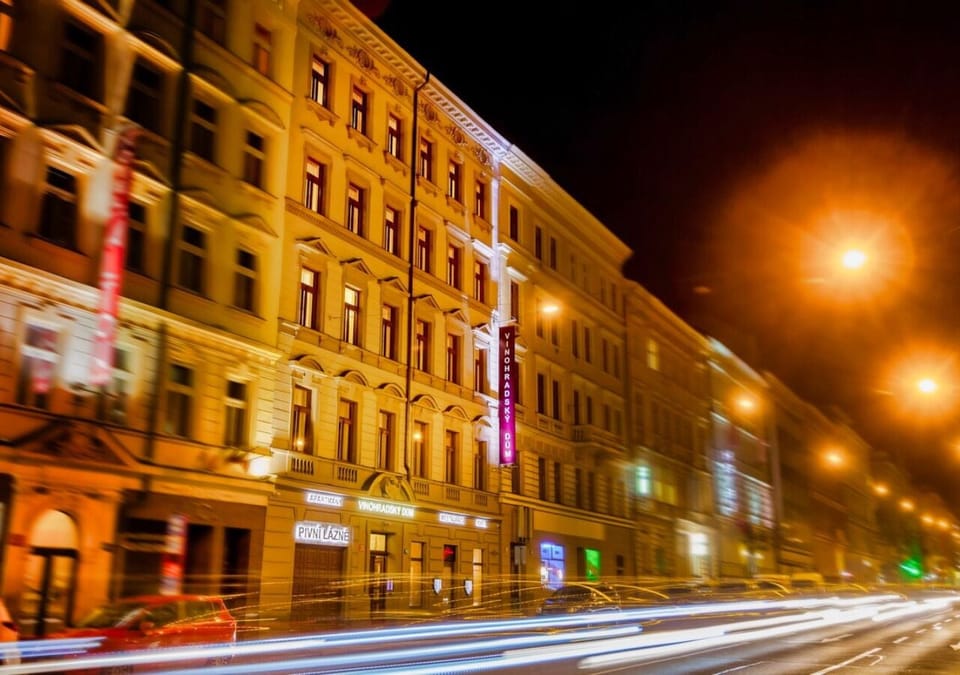 Front of property - evening/night