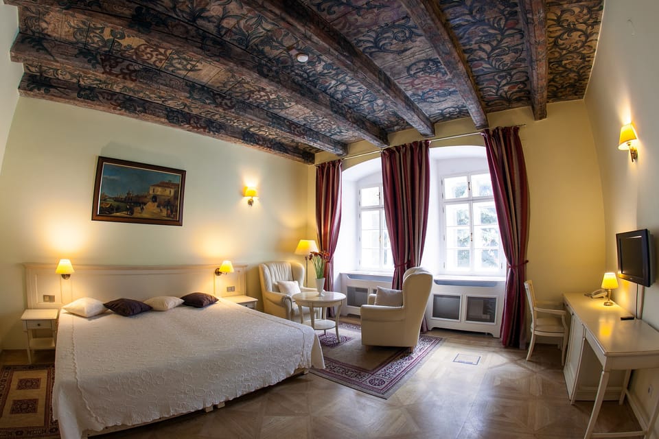 Superior Triple Room, City View | Minibar, in-room safe, desk, soundproofing