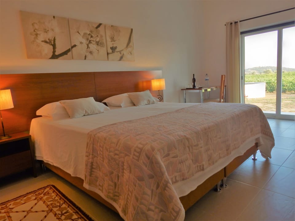 Comfort Double Room, 1 Queen Bed, Accessible, Vineyard View | Minibar, desk, soundproofing, rollaway beds