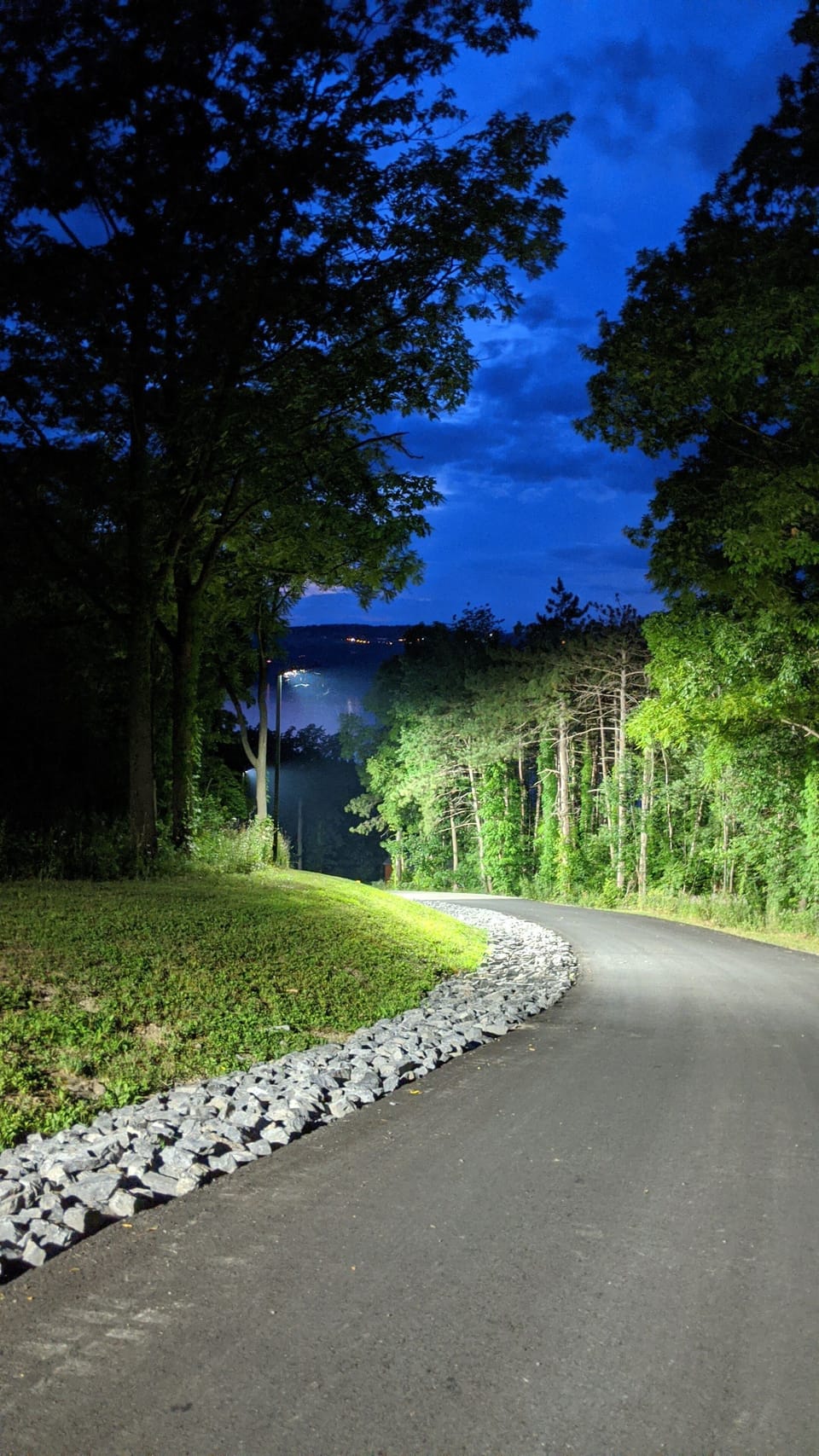 Front of property - evening/night