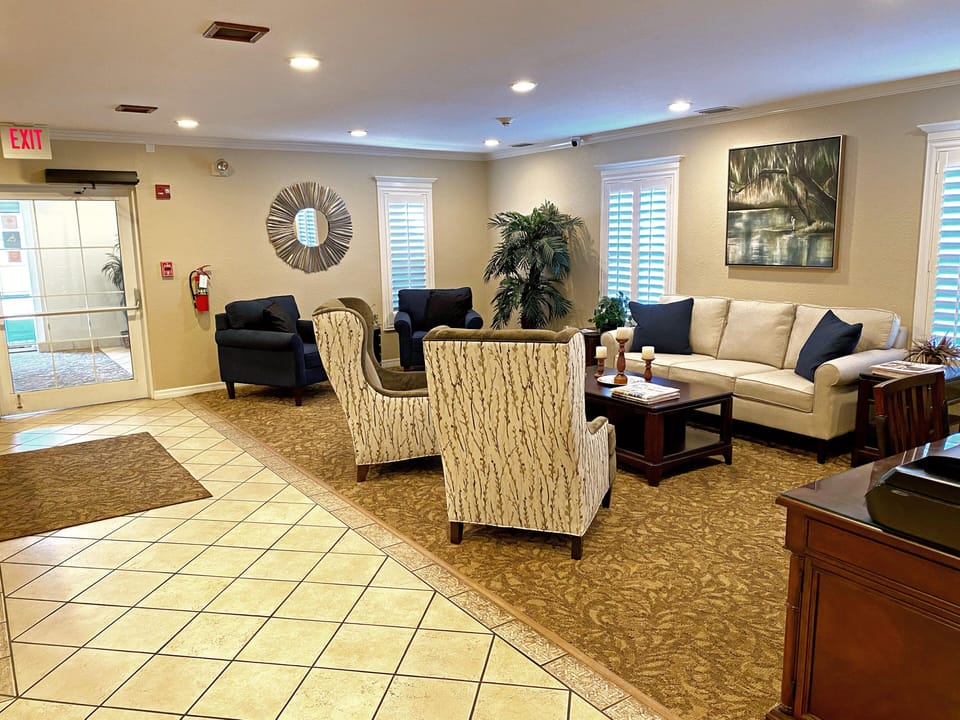 Lobby sitting area
