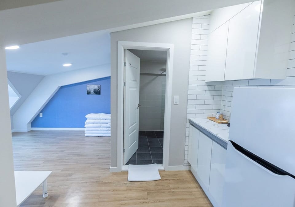Standard Cabin (Ondol, No Cooking) | Premium bedding, down comforters, blackout drapes, free WiFi