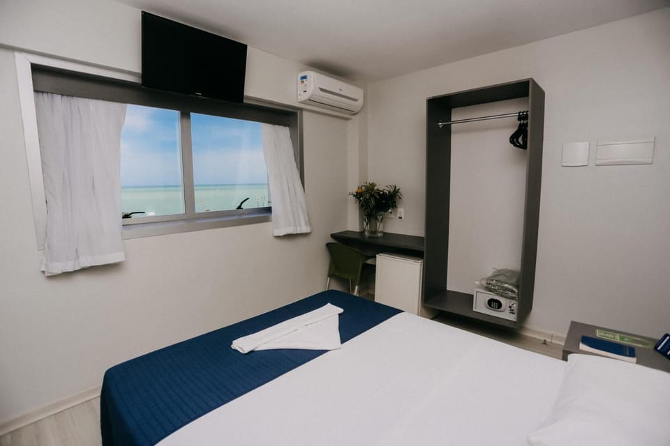 Minibar, desk, blackout drapes, soundproofing