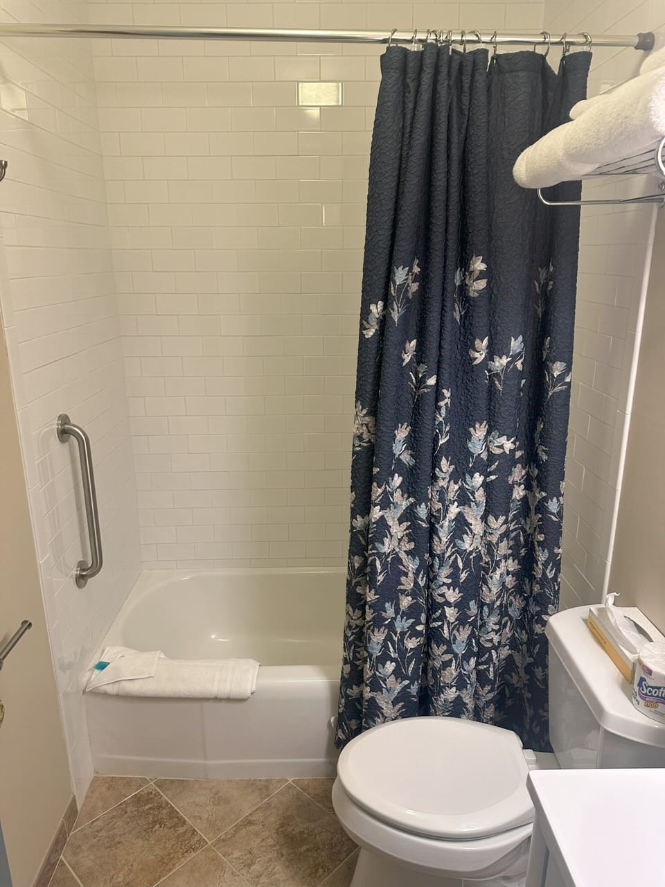 Room # 1 Two Full Beds | Bathroom | Free toiletries, hair dryer, towels