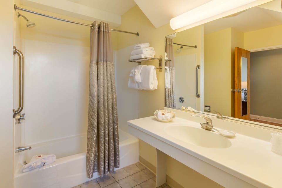 Free toiletries, hair dryer, towels, soap