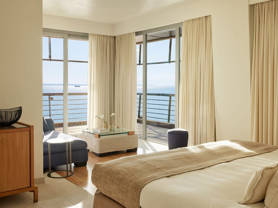 Junior Suite, Sea View (Deluxe) | Premium bedding, down comforters, free minibar, in-room safe