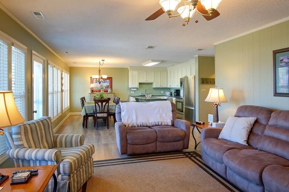 House, 3 Bedrooms | Living area | Flat-screen TV