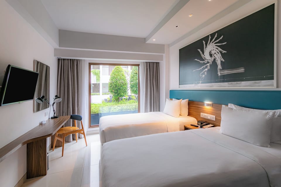 Minibar, in-room safe, desk, blackout drapes