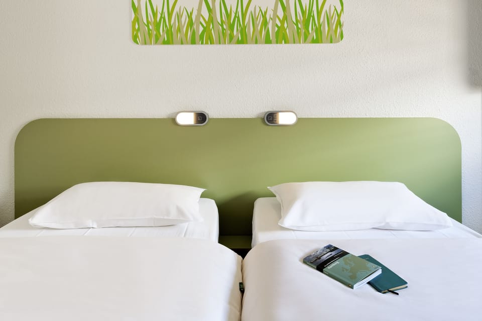Twin Room, 2 Twin Beds | Desk, blackout drapes, soundproofing, iron/ironing board