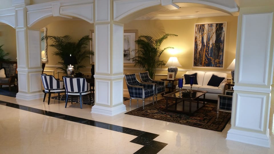 Lobby sitting area