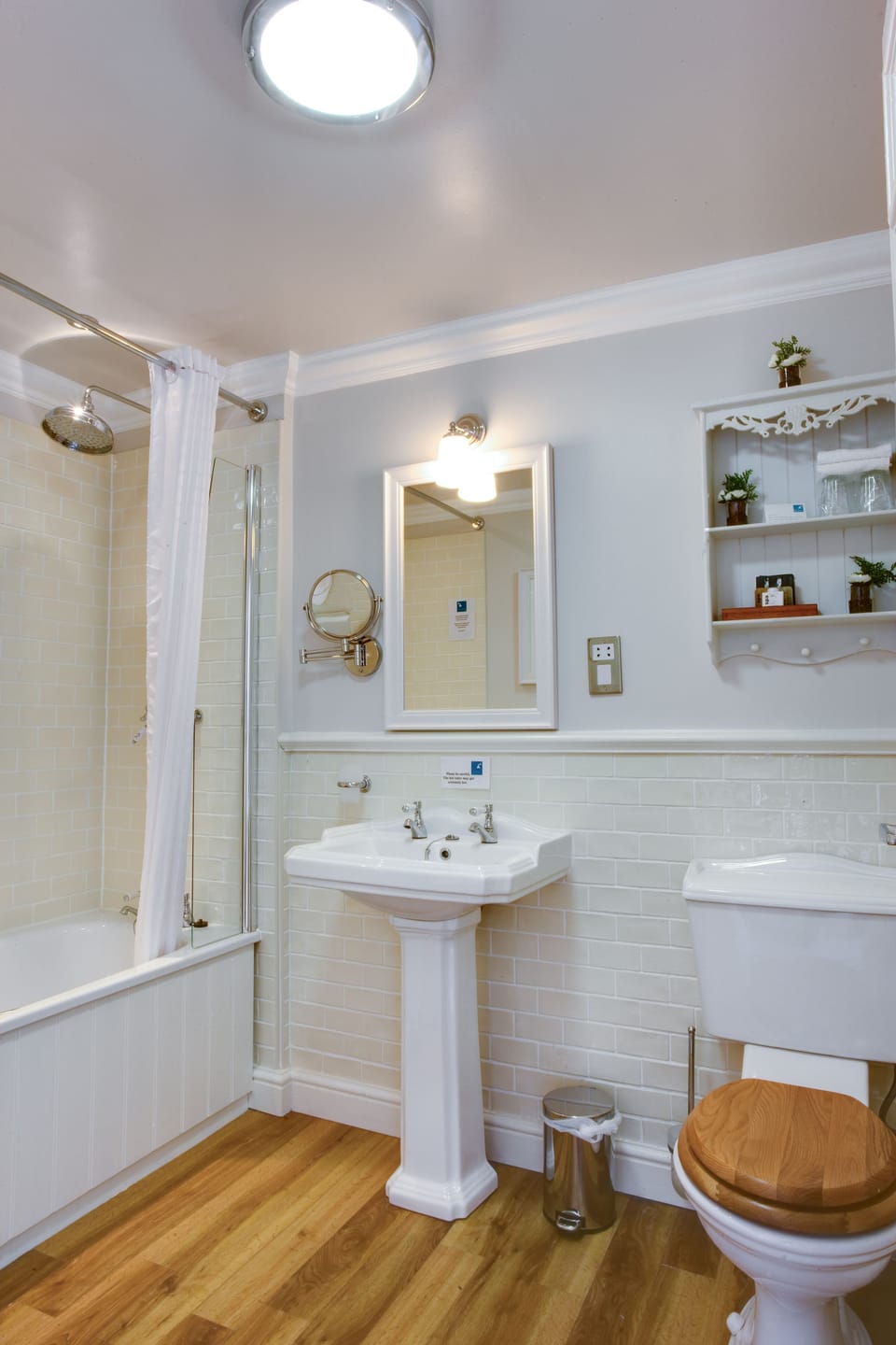 Free toiletries, hair dryer, towels, soap