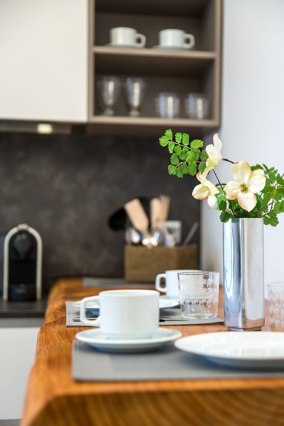 Suite (Passaggio in India) | Private kitchen | Espresso maker, coffee/tea maker, fridge, electric kettle