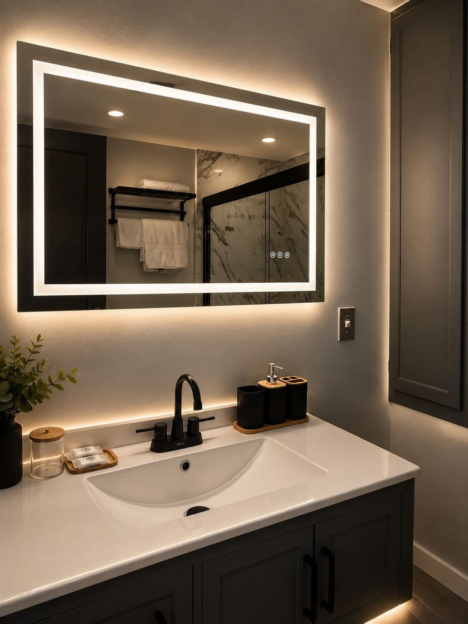 Quadruple Room | Bathroom | Hair dryer, towels, soap, shampoo
