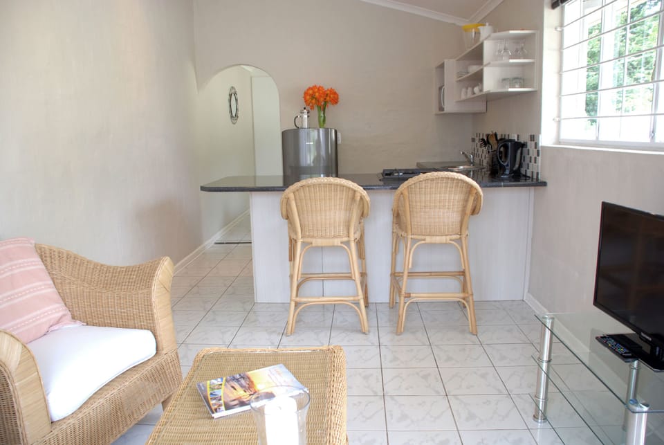 Standard Apartment, 1 Double Bed | Living area | 32-inch flat-screen TV with satellite channels, TV