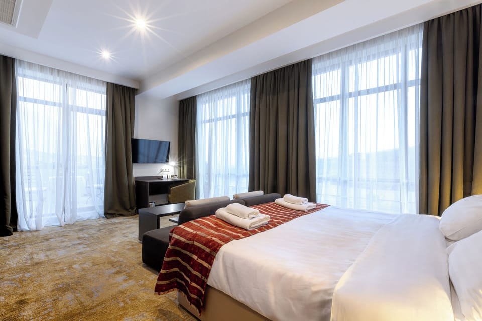 Junior Suite, Terrace | Minibar, in-room safe, desk, soundproofing