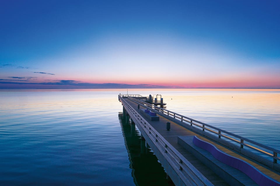 On the beach, beach bar