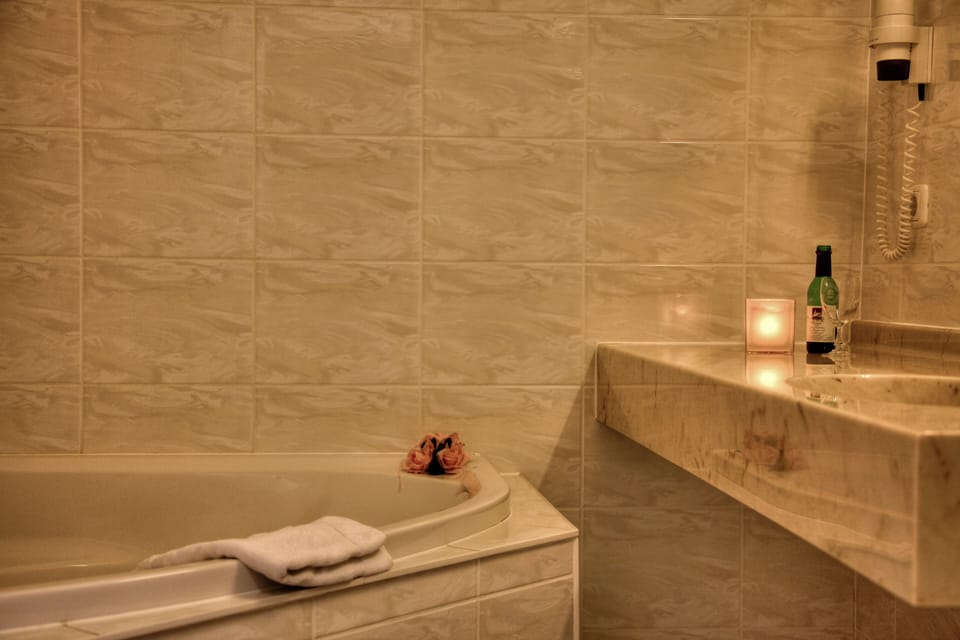 Free toiletries, hair dryer, towels, soap