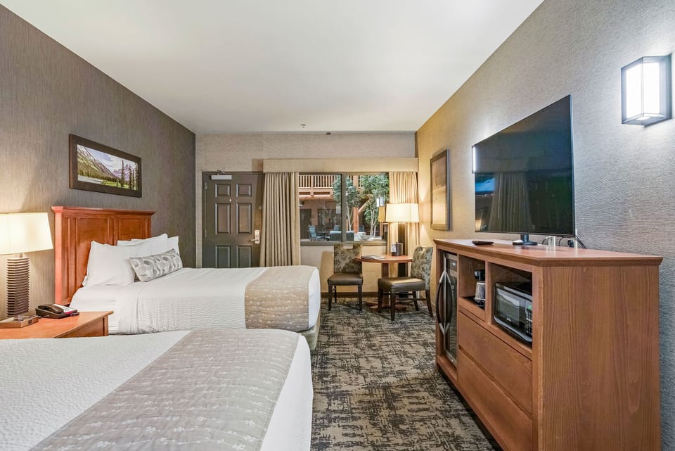 Standard Double Room, 2 Queen Beds | Hypo-allergenic bedding, pillowtop beds, blackout drapes