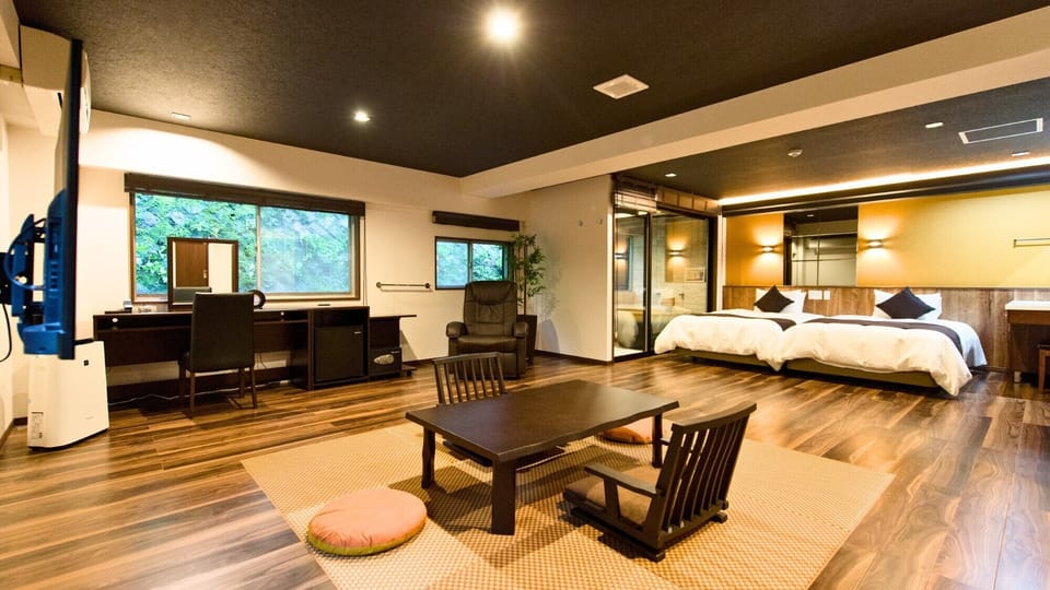 Premium bedding, desk, free WiFi, bed sheets