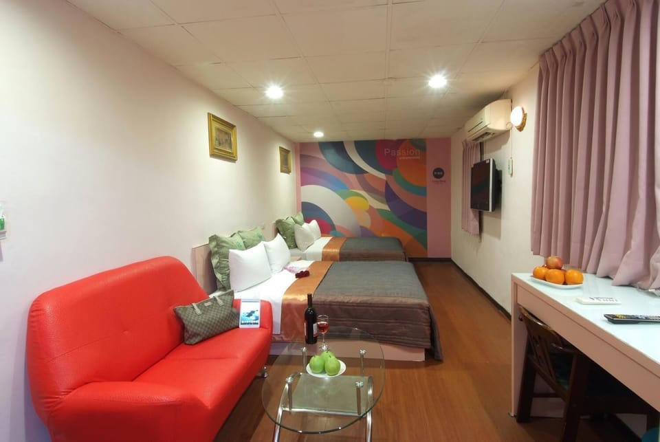 Family Room | Blackout drapes, iron/ironing board, free WiFi
