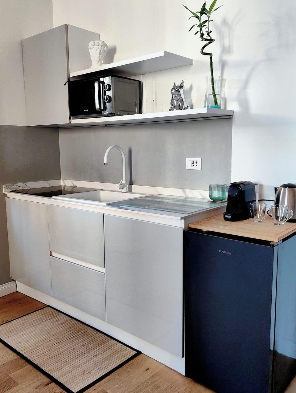 Premier Apartment | Private kitchen | Coffee/tea maker, electric kettle