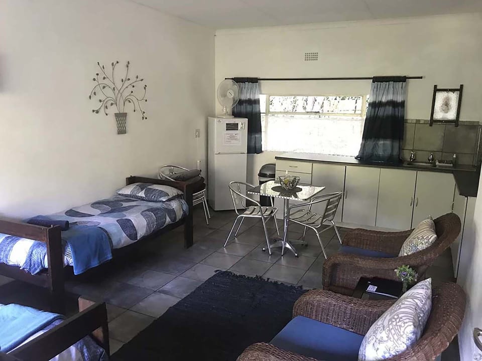Executive Chalet, 1 Bedroom, River View, Ground Floor (4 Berth) | Private kitchen | Coffee/tea maker, full-size fridge, microwave, electric kettle