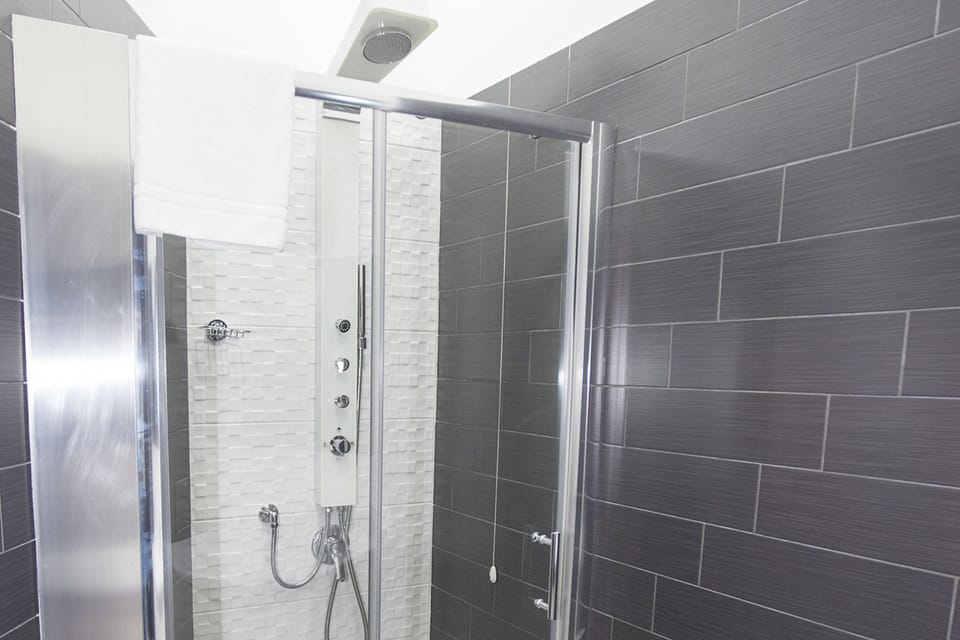 Free toiletries, hair dryer, bidet, towels